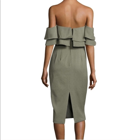 NWT Keepsake Serenity Off Shoulder Midi Dress - Picture 3 of 10